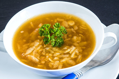 洋葱汤午餐营养食物烹饪香菜用餐蔬菜起动机黄色白色图片