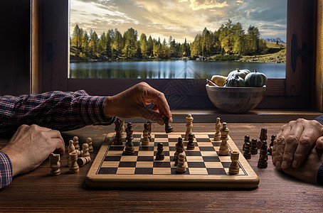 下象棋游戏活动智力木板娱乐战略乐趣思维季节桌子典当图片