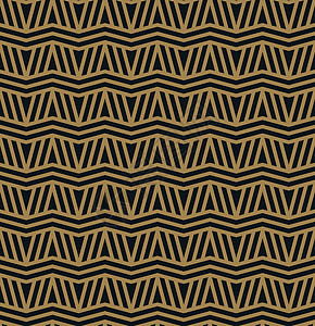几何图案 无缝矢量背景创造力曲线风格纺织品奢华包装海浪条纹窗帘皇家图片