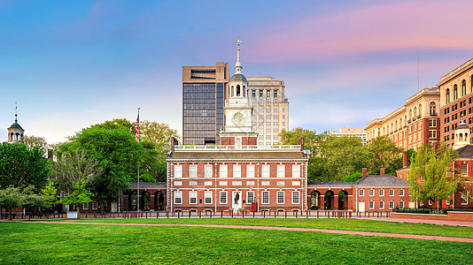 费城独立会堂蓝色公园天空历史历史性地标大厅独立厅国家建筑图片
