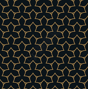 矢量无缝图案 现代时尚纹理 几何线a织物曲线图形化艺术编织插图网格风格正方形格子图片