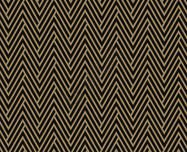 带有线条的抽象几何图案 无缝矢量背景 蓝黑色和金色纹理条纹对角线正方形窗帘六边形纺织品六面体装饰品织物金子图片