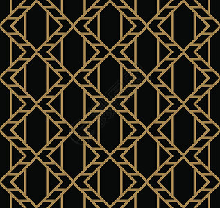 无缝矢量背景 黑色纹理 根据条形线绘制的无缝几何图案纺织品条纹装饰品地毯艺术工业几何学窗帘立方体包装图片