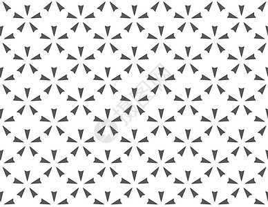 重覆几何黑白纹理 几何装饰等分形图案 不缝结构几何学艺术黑色马赛克创造力三角形纺织品风格墙纸插图图片
