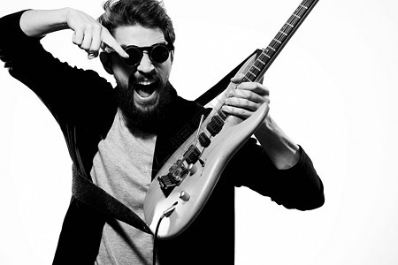 音乐家摇滚巨星表演 生活生活方式背景浅薄的一手吉他手乐趣歌手金属展示玩家娱乐星星细绳歌曲乐器图片