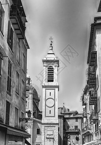 法国阿祖尔堡巴洛克尼斯大教堂贝尔托瓦景观宗教建筑历史性历史钟楼正方形街道教会旅行图片