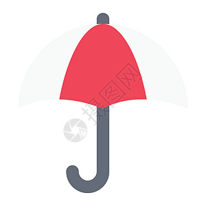 伞式雨伞网络安全气象标识天气插图阳伞中风配饰下雨背景图片