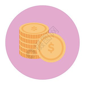 硬币财富旅行宝藏金融白色圆圈网络货币成功金子图片