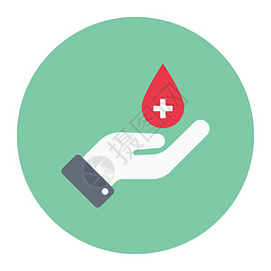 捐赠捐款插图白色水滴生活医院红色援助液体药品医疗背景图片