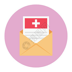 信件消息援助电子邮件互联网帮助气泡咨询药品医院插图字形图片