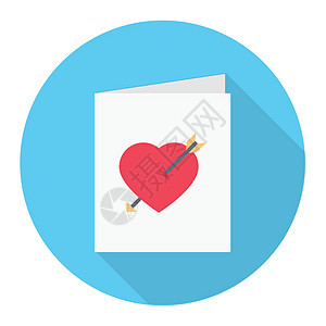 卡片邮政红色办公室电子邮件背景符号心明信片标志浪漫邮件图片