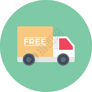 自由运输货车卡车速度车辆商业邮政船运导游包装背景图片