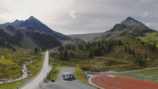 奥地利阿尔卑斯山树木旅行公园晴天远足顶峰登山地质学旅游高山图片