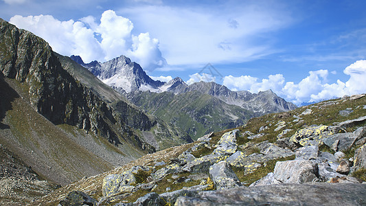 奥地利阿尔卑斯山树木天空荒野环境场景登山假期地质学远足风景图片