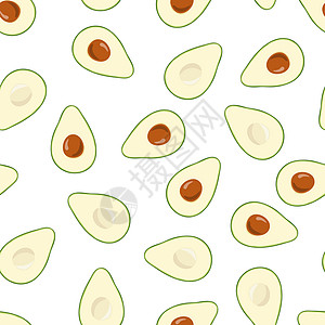 用于简单背景 纹理的水果无缝抽象模式插图横幅包装情调草图手绘甜点保护食物屏幕背景图片