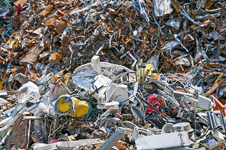 废垃圾场公司金属环形商品废料回收产品环境废话资源图片