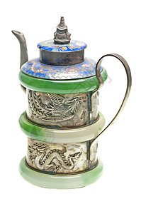旧中国茶壶白色饮料文化图片
