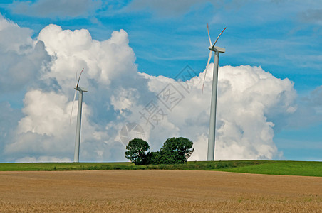 风车轮自然保护生产二氧化碳风能全球电力图片