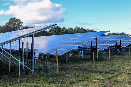 在诺特的一个大公园中利用太阳能模块产生清洁能源太阳天空煤炭活力气候变化环境基础设施光伏气候生态图片