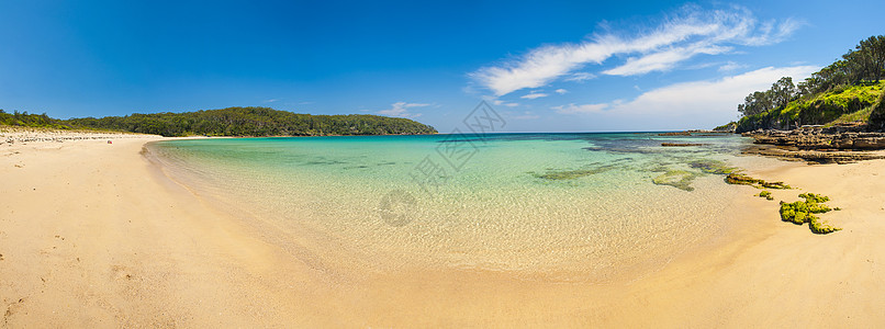 澳大利亚新南威尔士州全景海景情调海浪蓝色太阳冲浪沙丘海滩假期阳光图片