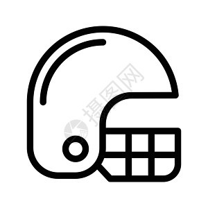 棒球安全橄榄球比赛面具玩家插图游戏运动黑色艺术图片