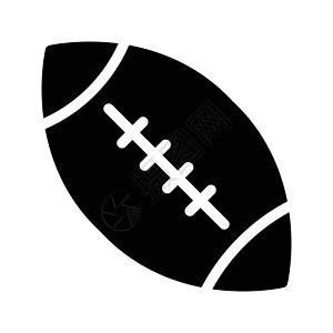 体育运动联盟竞赛团队足球运动黑色场地椭圆形标识插图图片