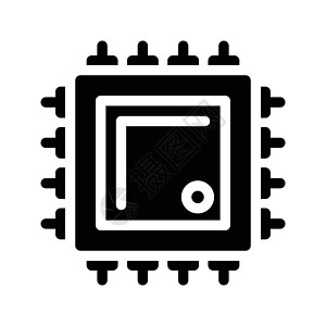 芯芯片电气技术处理器电子按钮插图木板理器电脑硬件图片