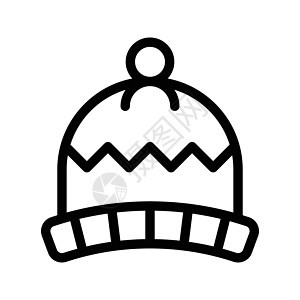 冬季黑色插图外套羊毛衣服网络季节织物绒球运动图片