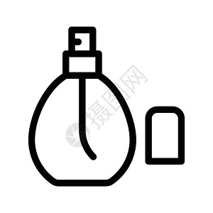 香香水魅力喷雾器除臭剂女性礼物瓶子香气玻璃插图液体图片