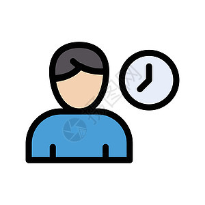 管理手表商业矢量工作经理用户日程男人元素小时图片