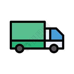 卡车插图车辆服务交通船运货运货车货物黑色商业图片