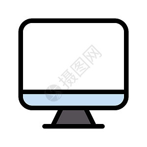 屏幕电子电脑视频插图电视展示桌面监视器商业互联网背景图片
