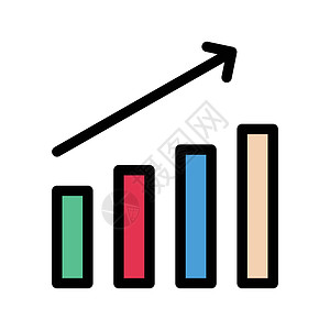 图表图进步黑色销售量灰色插图字形统计酒吧数据信息图片