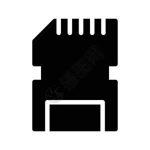 内存数据框架插图微电路硬件黑色标签贮存芯片标准图片