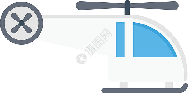 直升机航空空气旋转救援螺旋桨天空飞机运输插图技术图片