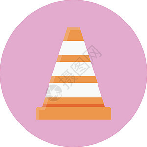 停止警报运输街道工作危险安全边界交通障碍橙子图片