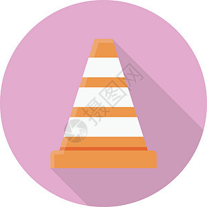 停止运输交通安全警报工作警告橙子危险注意力边界图片
