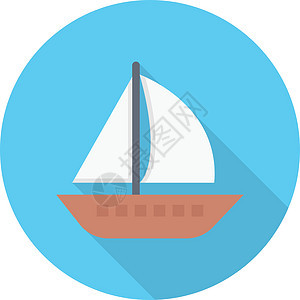 渔船海浪海洋酒店标签速度旅行船运旅游送货插图背景图片