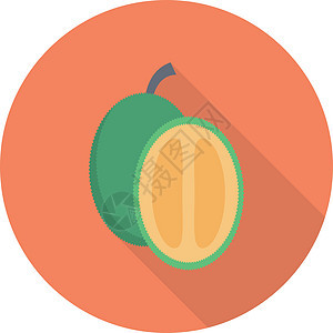 切片菠萝柠檬热带西瓜插图奇异果橙子覆盆子食物香蕉背景图片