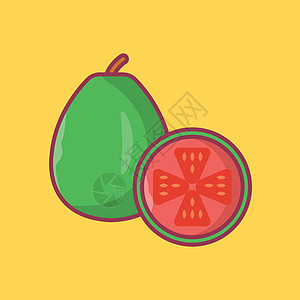 粮食食品香蕉柠檬菠萝西瓜插图热带橙子食物农业奇异果图片