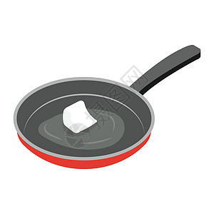平盘黑色网络盘子工具厨房美食烹饪平底锅食物插图图片