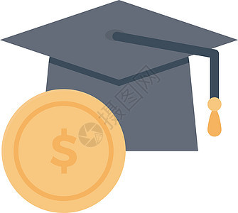 毕业文凭金融货币商业硬币财富银行现金支付网络成功图片