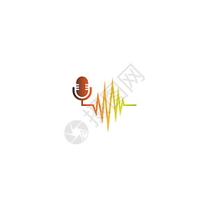 图标设计概念工作室技术收音机麦克风白色创造力网络互联网演讲嗓音图片