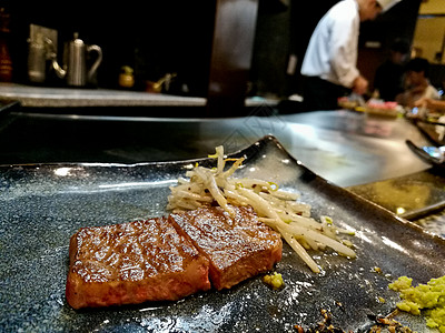 牛排 牛排 传奇传说最高品级 神户长日本牛肉盘子用餐美食花纹大理石乡村烧烤炙烤牛扒食物图片