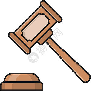 合法法律互联网律师插图判决书网络犯罪按钮古董锤子权威图片