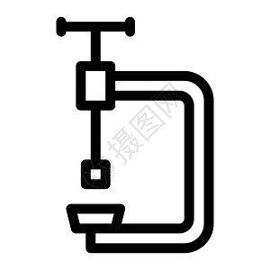 新闻报社夹子插图压缩建造压力工具网络维修工业字形图片