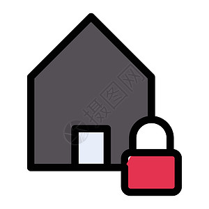 安全贷款商业黑色插图住宅财产白色钥匙抵押背景图片
