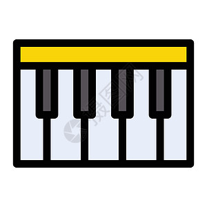 瓷砖瓦音乐瓷砖电子乐器钥匙技术旋律键盘插图笔记图片
