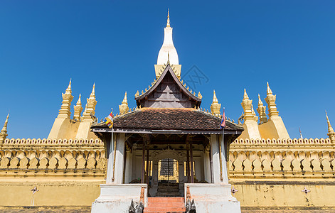 帕那鲁昂金子万象精神宗教文化寺庙旅行佛教徒黄色崇拜图片