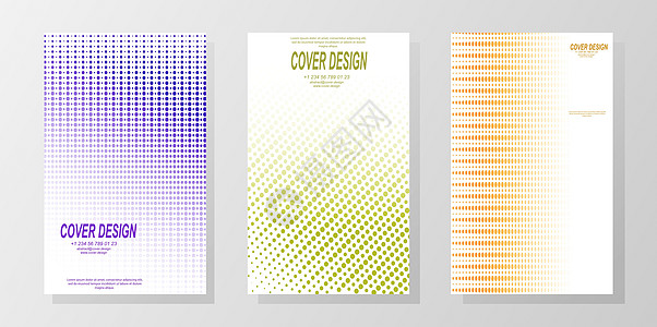 以最低程度为风格的封面设计套件商业手绘小册子折纸杂志几何学荒野插图草图压花图片